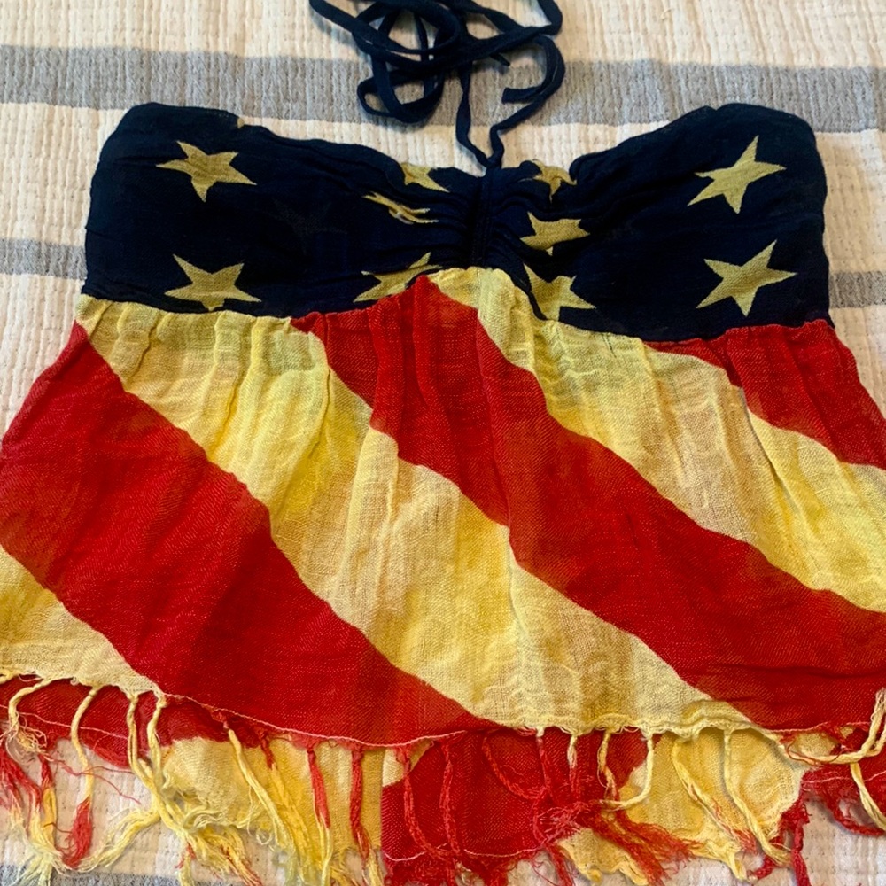 Vintage Ralph Lauren tie top